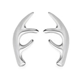 Antlers Deer Reindeer Earrings Pierced Stud