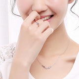 Fish Pisces Zodiac Constellations Open Tail Rings