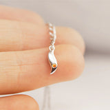 Fox Pendant Necklace High Polished