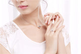 Fox Pendant Necklace High Polished