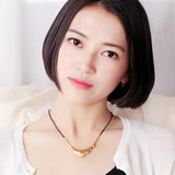 Mirallas door 18 carat gold plating pendant new personality