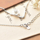 Sakura Blossoms Necklace Pendant 925 Sterling Silver