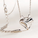 Fox Pendant Necklace High Polished