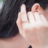 Deer Reindeer Antler Ring Adjustable