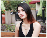 925 pure silver painted Stone Necklace