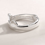 Kitty Cat Paws Ears Open Tail Knuckle Ring