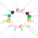 12 constellation 925 Silver Necklace all-match cute