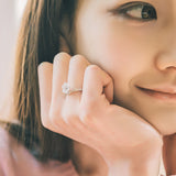 Sakura Flower Blossoms Open Tail Ring Fine