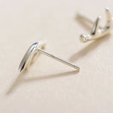 Antlers Deer Reindeer Earrings Pierced Stud